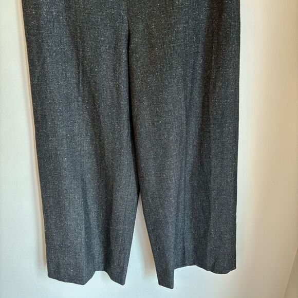 Rebecca Taylor Women’s tweed wide leg wool silk blend trouser pant size 6 EUC! - Picture 3 of 12